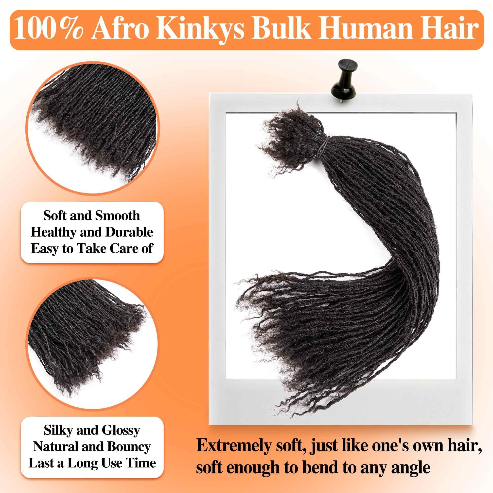 originea Originea 8-18 Inch 0.1 Thickness Curly Tips Interlocked sisters Locs 100% Real Human Hair Micro loc Extensions Permanent Dreadlock Extensions Natural Looking Locs (1B# 0.1cm, 12 Inch 70 Strands)