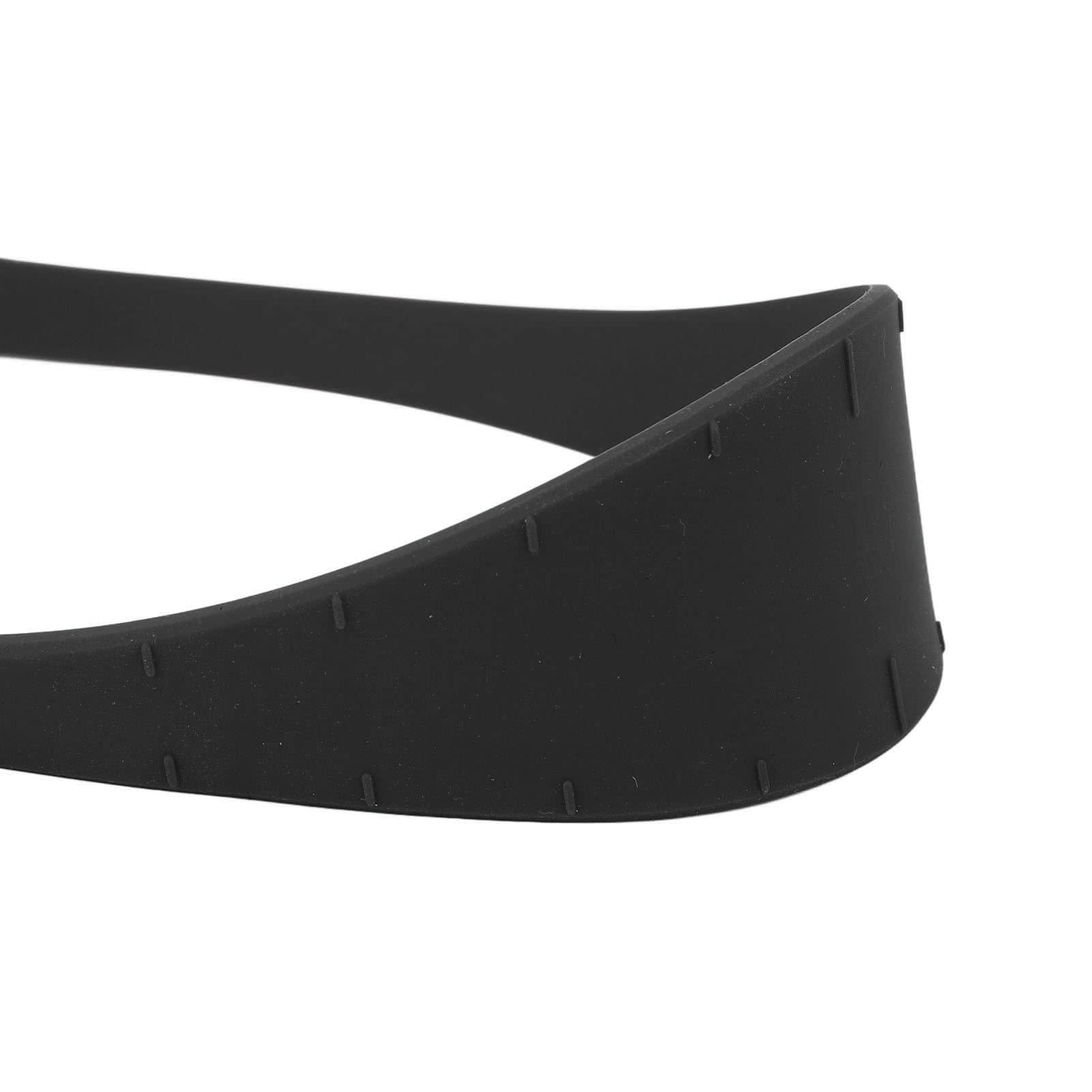 Brrnoo Neckline Shaving Template,Adjustable Curved Silicone Band for Skin Fade Guidelines for DIY Haircuts,Fade Haircut for Hair Clippers (Black)