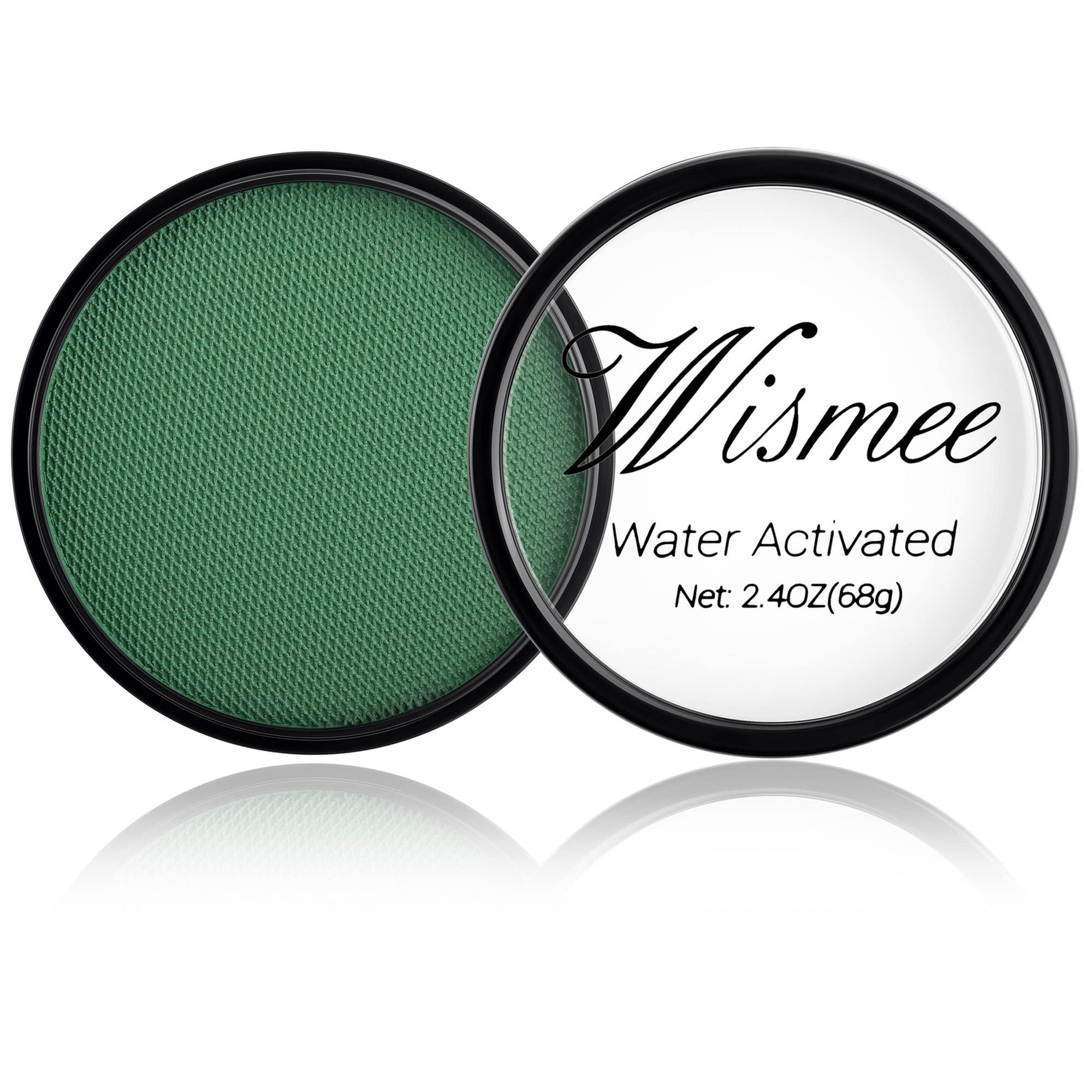 Wismee Wismee Green Face Body Paint, Water Based Body Paint Full Coverage for Adults Children Cosplay Elphaba Witch Costumes Festivals Makeup-Royal Blue