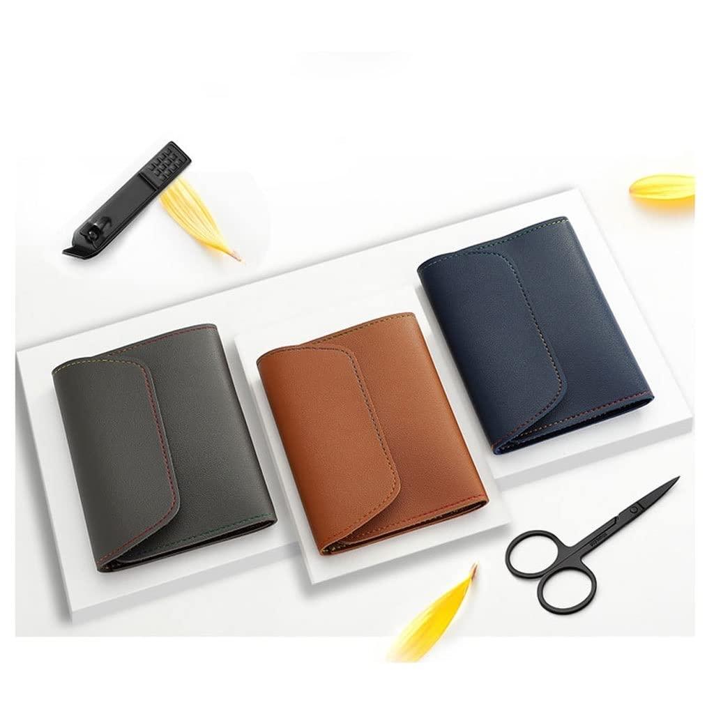 LUNIZ LUNIZ Manicure Set Men\'s Special Carbon Steel Nail Clipper Set Black Ear Spoon Tool Home Pedicure Nail Clipper Beauty Manicure Nail Tool Set Manicure Nail Clippers Kit (Color : A)