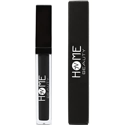 7V HOME BEAUTY 7V HOME BEAUTY Black Matte Liquid Lipstick, Long Lasting High Pigmented Non-stick Waterproof Black Lipstick (5ml, 723)