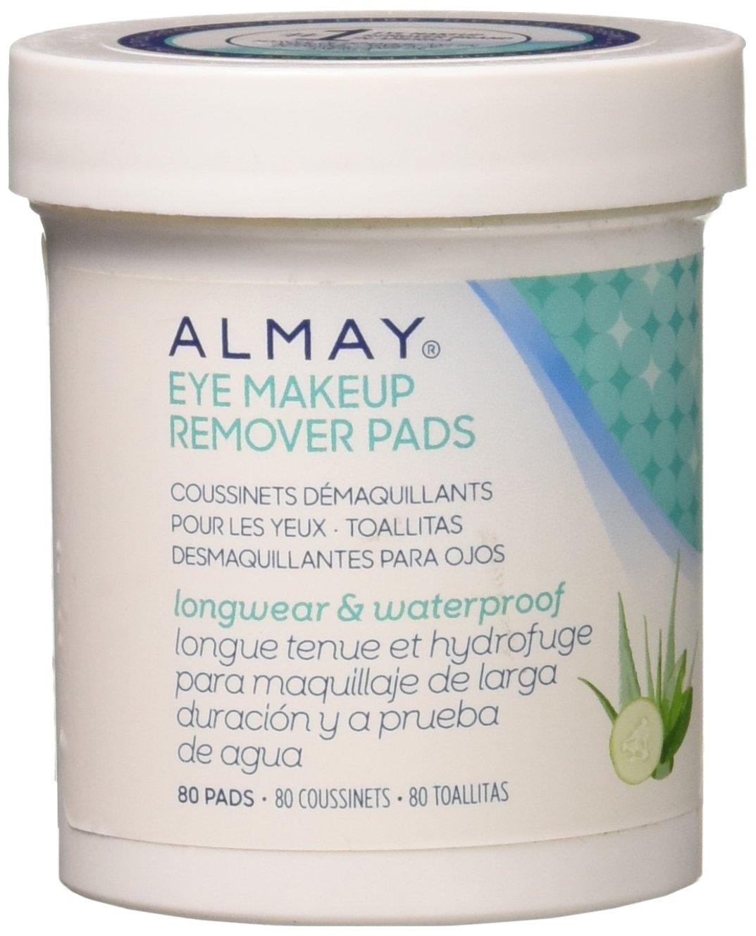 Almay Almay Longwear & Waterproof Eye Makeup Remover Pads, 80 Count