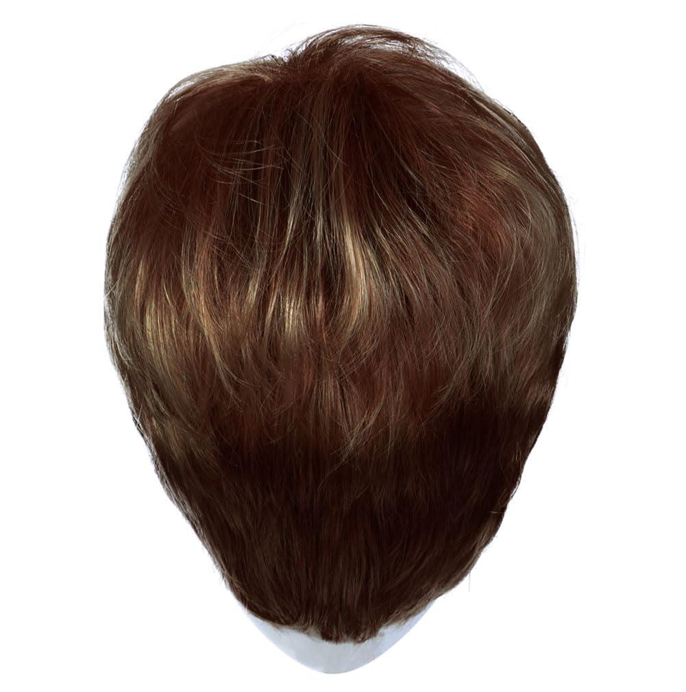 Hair u wear Raquel Welch Winner Pixie Boy Cut Short Wig by Hairuwear, Ultra-Petite Cap - R829S+ Glazed Hazelnut