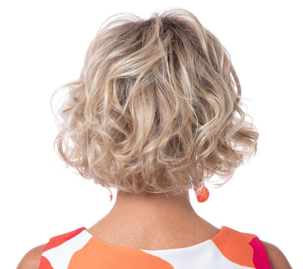 Toni Brattin & Maxwigs Casually Chic Wig Plus Size Cap Color Light Grey - Tony Brattin\'s 7.5\" Multi-Length Wavy Layers Side-Swept Bangs Changelite Heat Friendly Synthetic Womens Peluca Ondulada Maxwigs Hairloss Booklet