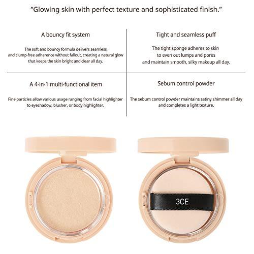 3CE 3CE GLOW BEAM HIGHLIGHTER(#REAR SIDE) - Shimmer Highlighting Powder Korean Cosmetics #Dab1143