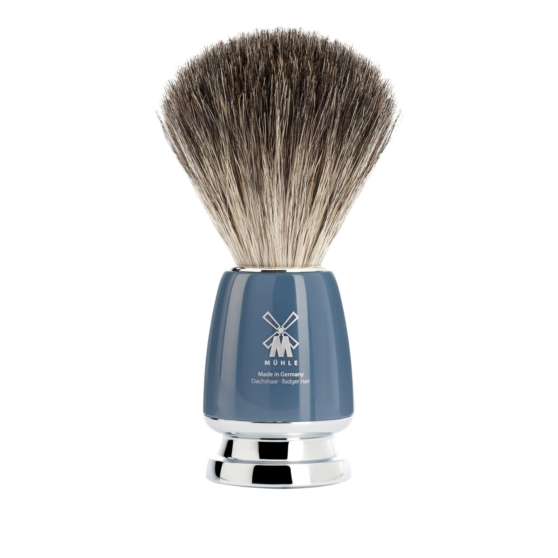 M MÜHLE MÜHLE RYTMO 3-Piece Pure Badger Safety Razor Luxurious Modern Shaving Set - Perfect for Every Day Use, Barbershop Quality Close Smooth Shave