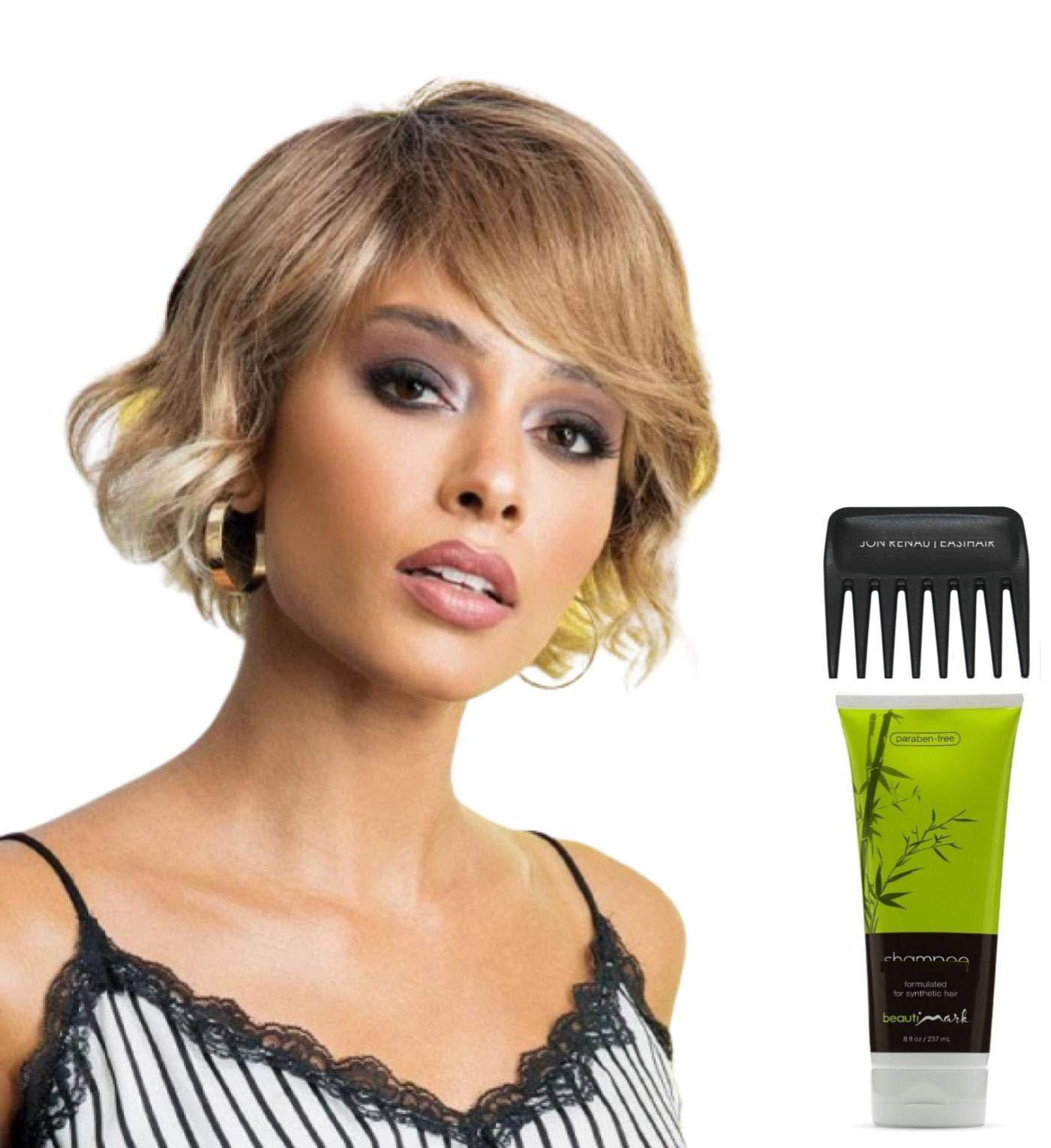 Rene of Paris & Christy\'s Wigs Bundle - 4 item: Wyatt Wig by Rene Paris, Christy\'s Wigs Q & A Booklet, BeautiMark Synthetic Shampoo & Wide Tooth Comb - Color: Melted Marshmallow