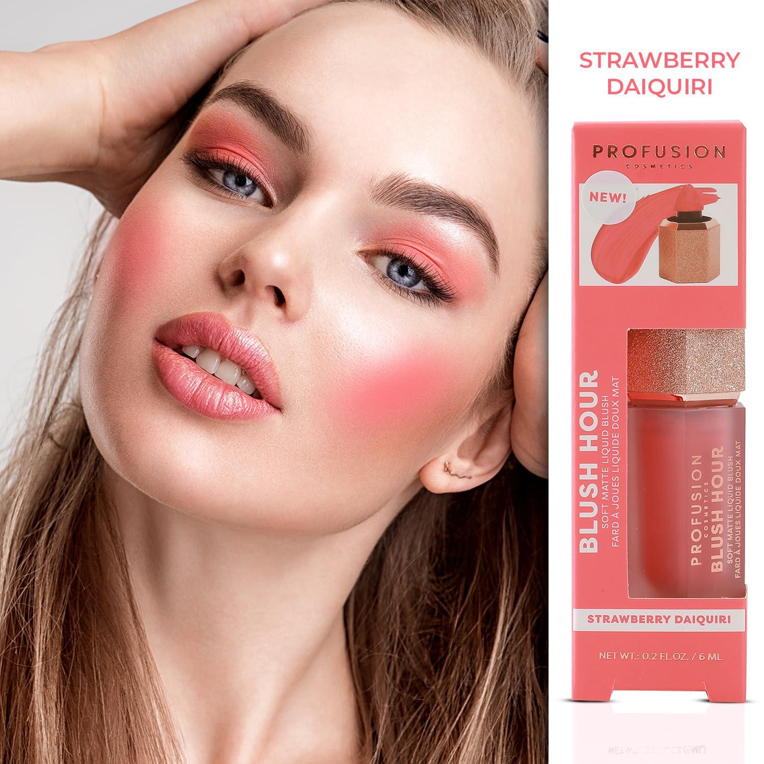 Profusion Cosmetics Profusion Cosmetics BLUSH HOUR LIQUID CREAM BLUSH (Strawberry Daiquiri, 1)