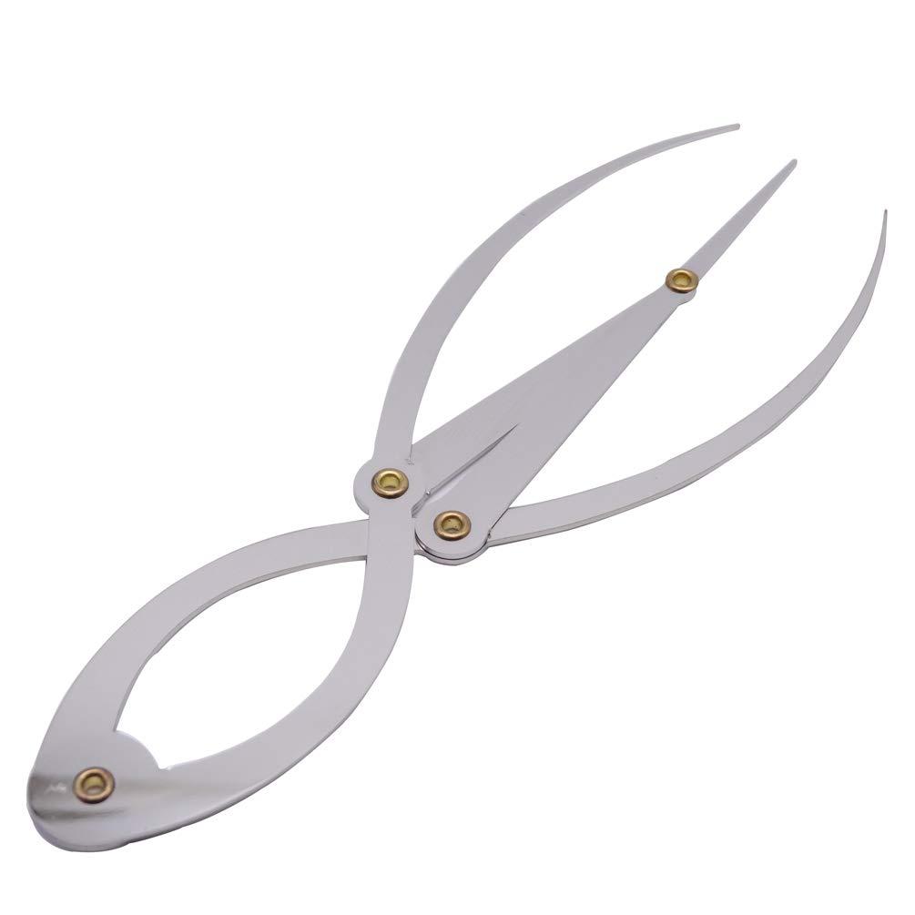 KAMILLEE KAMILLEE Golden Mean Calipers Golden Ratio Calipers Stainless Steel Eyebrow Ruler 1:1.618 Measure Tool for Tattoo Makeup