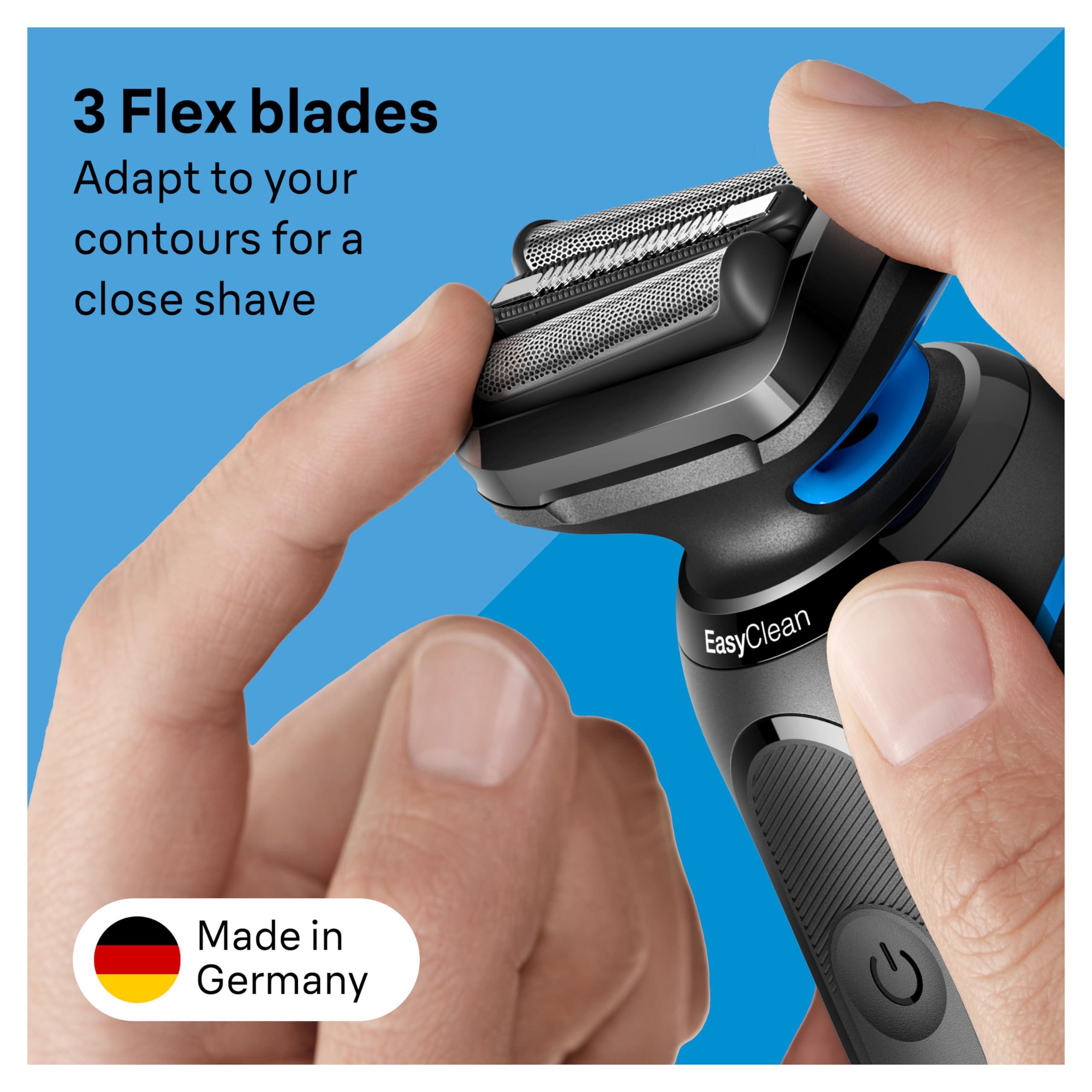 Braun Braun Series 5 Electric Shaver Replacement Head, Easily Attach Your Shaver Head for a Shave as efficient as Day one, Compatible with New Generation Series 5 Shavers, 54B, Black