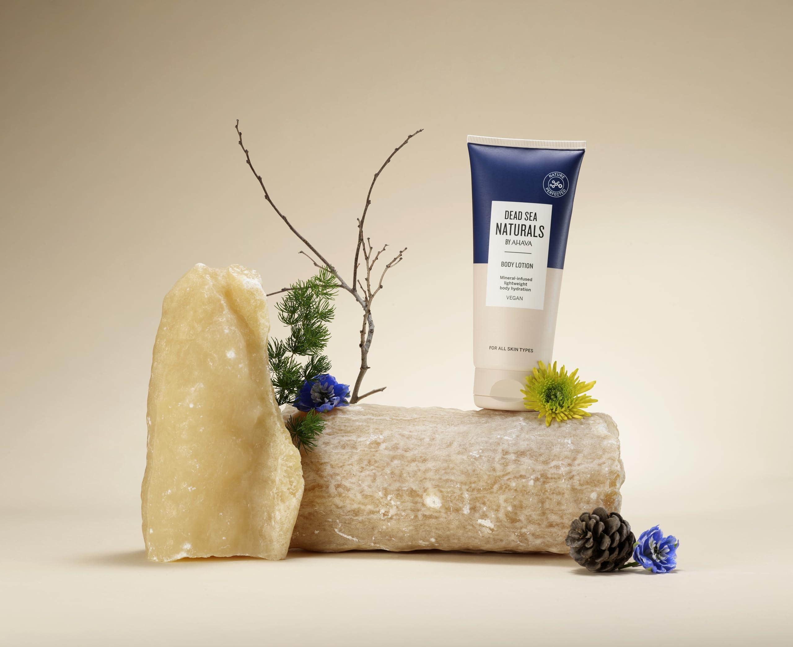 Dead Sea Naturals by AHAVA Dead Sea Naturals Body Lotion - Pampering hydrating lotion for body, hydrates, nourishes, provides relaxing & refreshing sensation, refines skin's texture, with powerful Dead Sea Minerals, 6.8 Fl.Oz