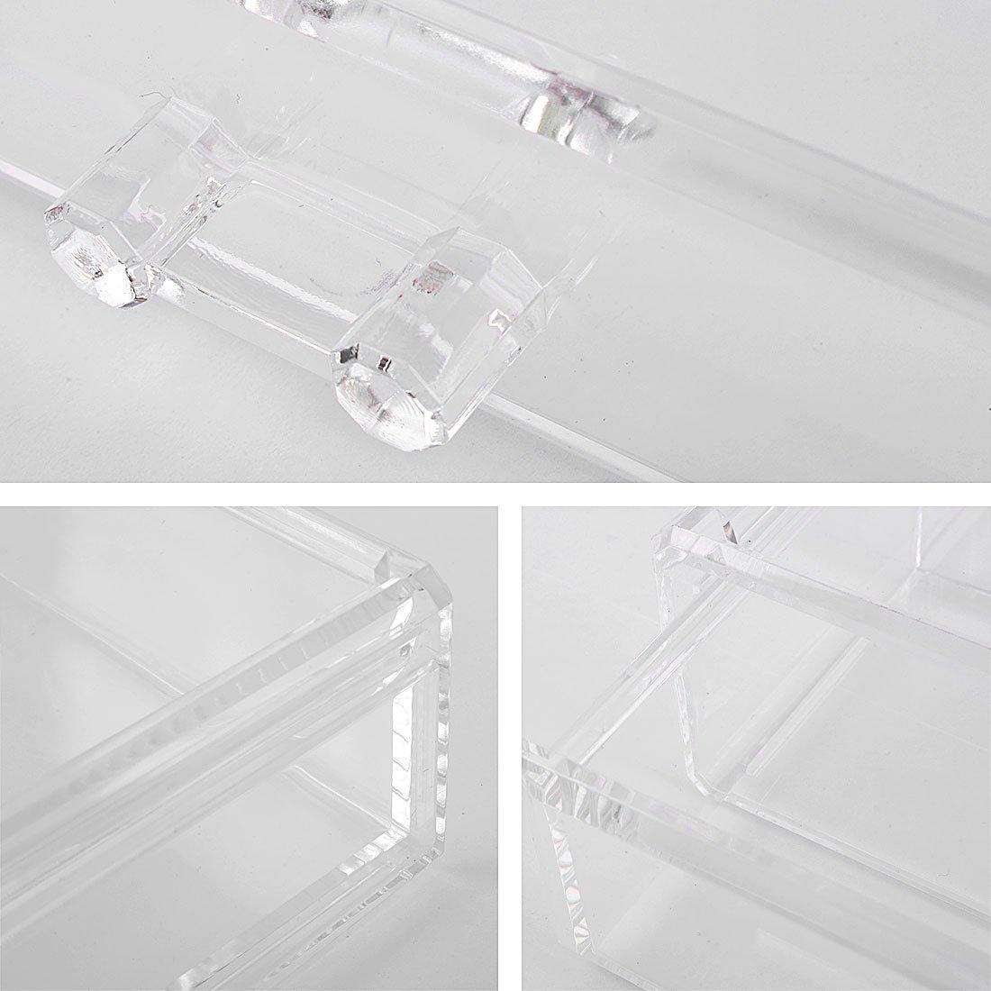 Generic Qtqgoitem Acrylic Clear Cosmetic Organizer Make Up Case Lipstick Liner Brush Holder Jewelry Storage Display Box Drawers (Style 13) (Model: CCB 1ba c2a 39e f6a)