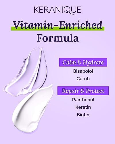 Keranique Keranique Shampoo and Conditioner for Damaged Hair - Anti-Breakage, Damage Control Set for Thinning Hair - Intense Repair, Deep Conditioning, Anti-Hairfall Routine w/Keratin - Great for Colored Hair