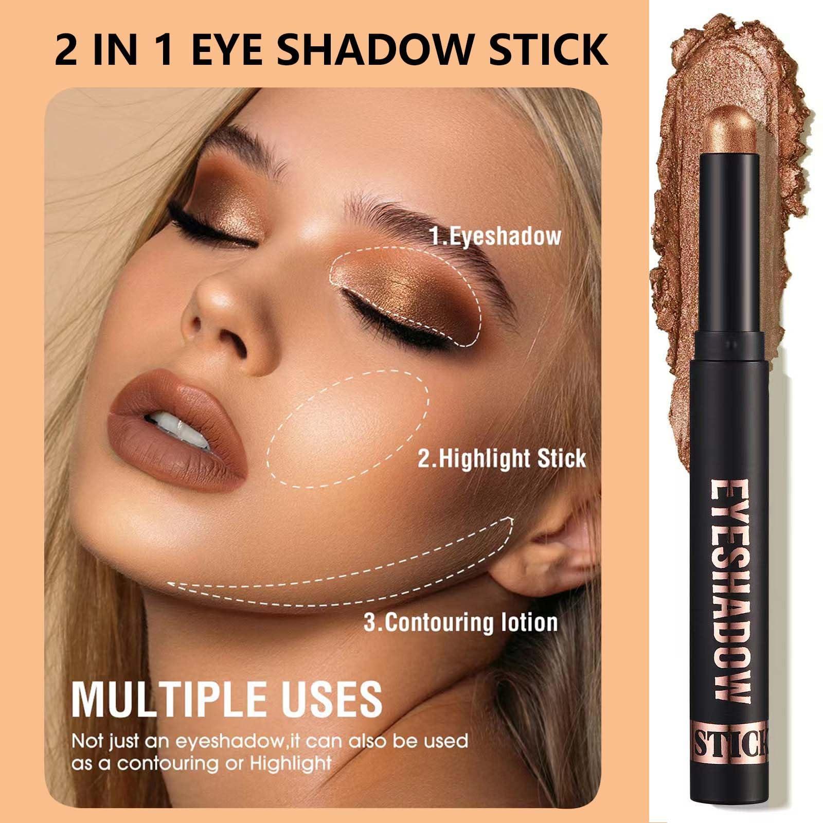 Mefyhtune Mefyhtune Eyeshadow Pencil Smooth Matte Cream Eyeshadow Stick, High Pigmented Long Lasting Waterproof Eye Shadow Pencil Makeup, Hypoallergenic Eyeshadow Highlighter Stick Eye Liner (11#)