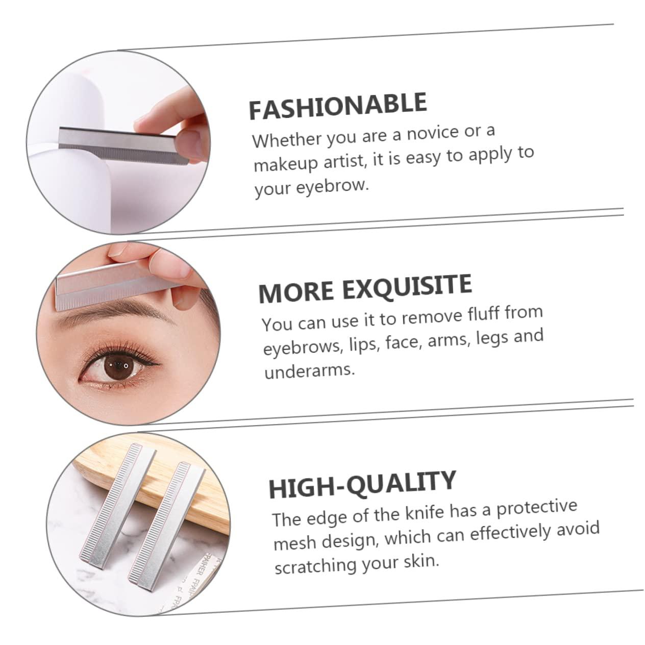 BIUDECO BIUDECO Eyebrow Shaver Eyebrow Trimmer Kit 100 Single Blades for Gentle and Accurate Brow Maintenance