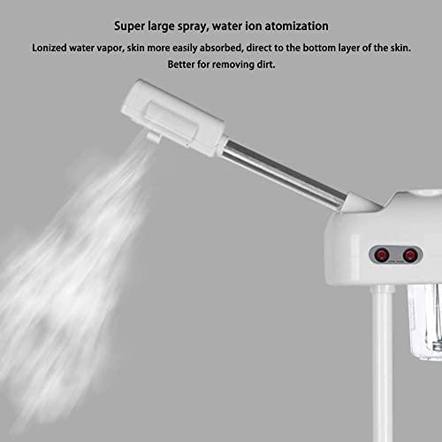 SanBouSi Professional Ozone Facial Steamer Machine Mist Face Steamer with 360 Rotatable Sprayer for Beauty Salon, Spa, Esthetician Steamer 800w
