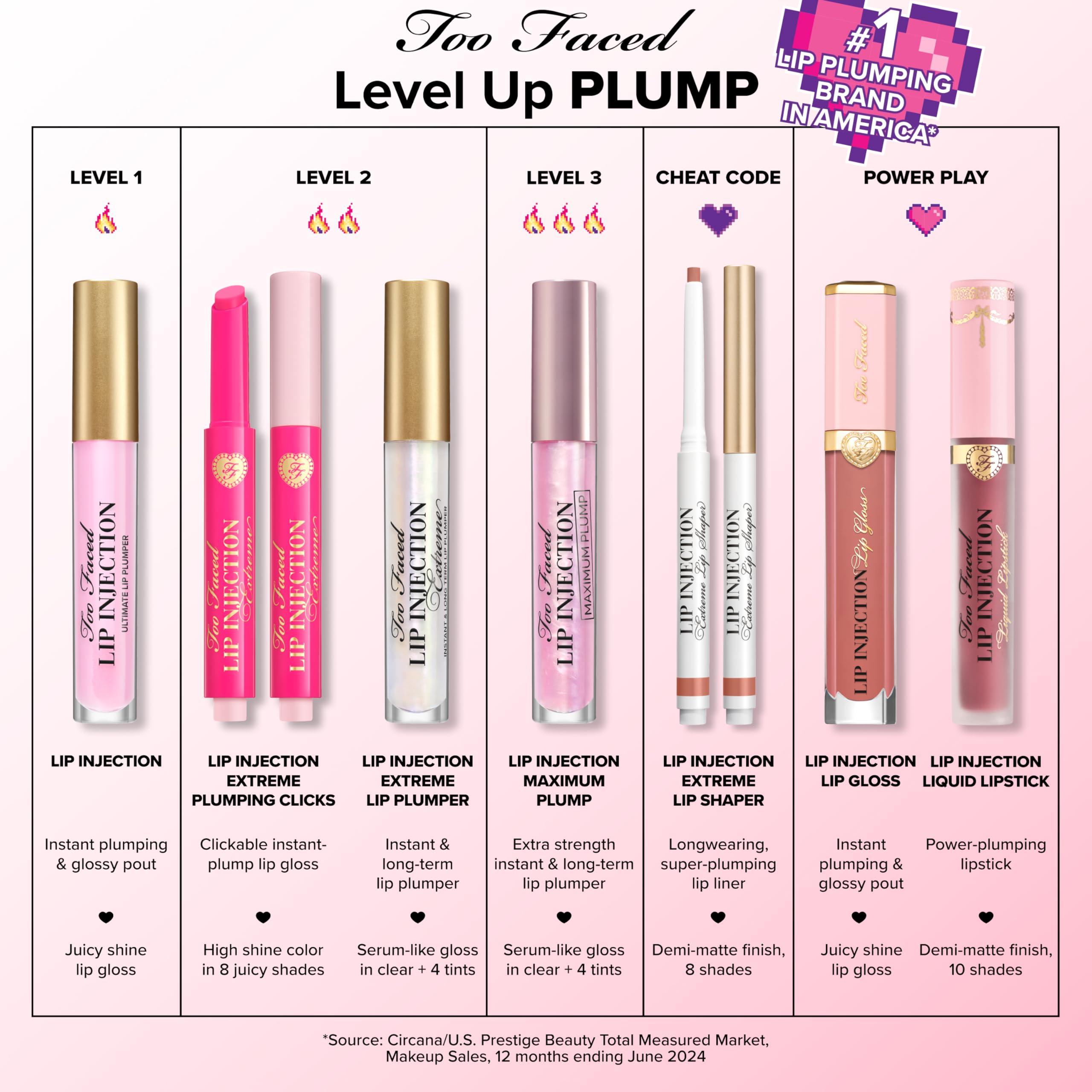 Too Faced Too Faced Lip Injection Extreme Lip Shaper Plumping Lip Liner | Long Lasting + Smudge Proof, Voted Most Popular