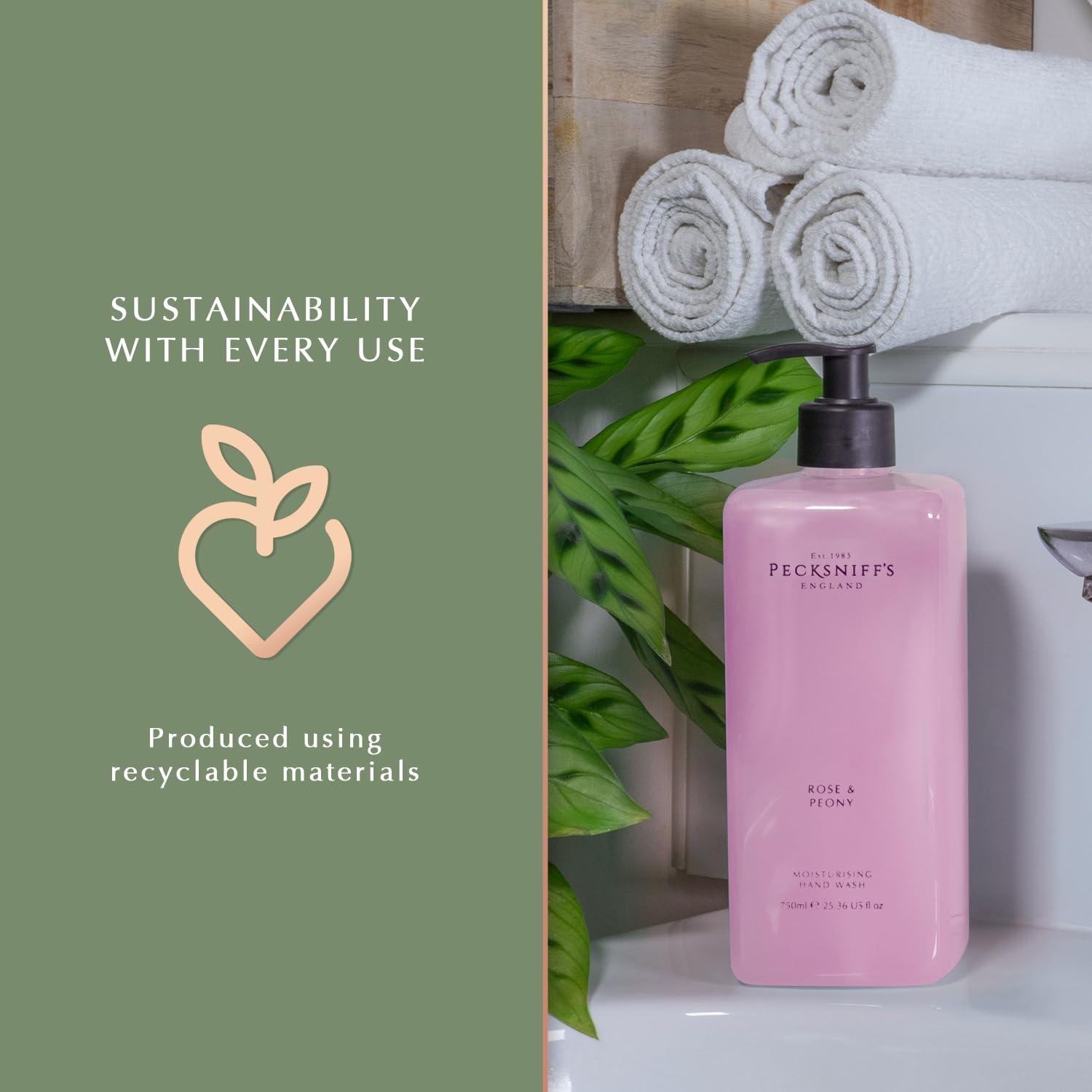 Pecksniff\'s Pecksniff\'s Classic 750ml Hand Wash Rose & Peony