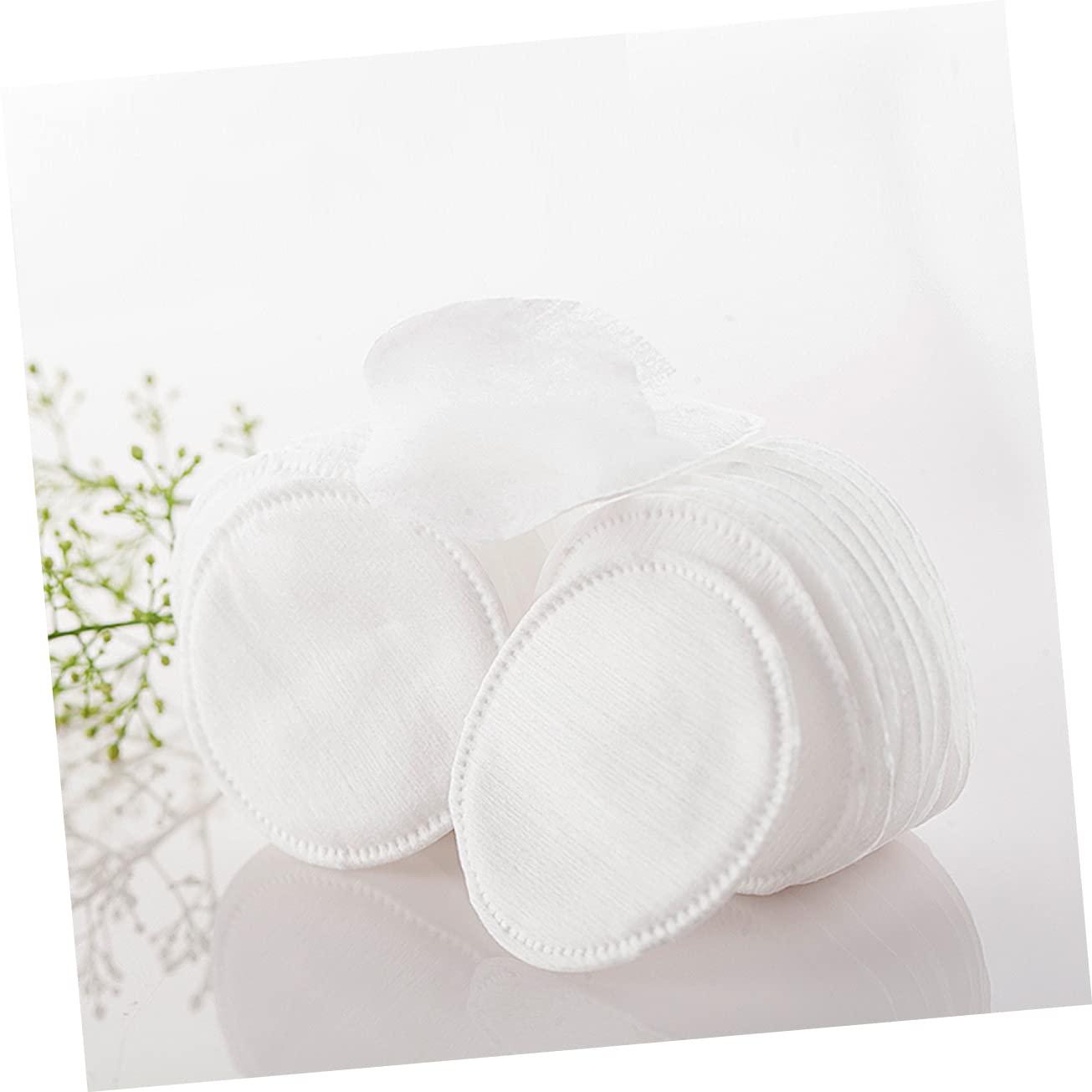 FOMIYES FOMIYES 60pcs Round Facial Cotton Pads Makeup Remover Cotton Cloth Makeup Remover Pads Round Remover Pads White