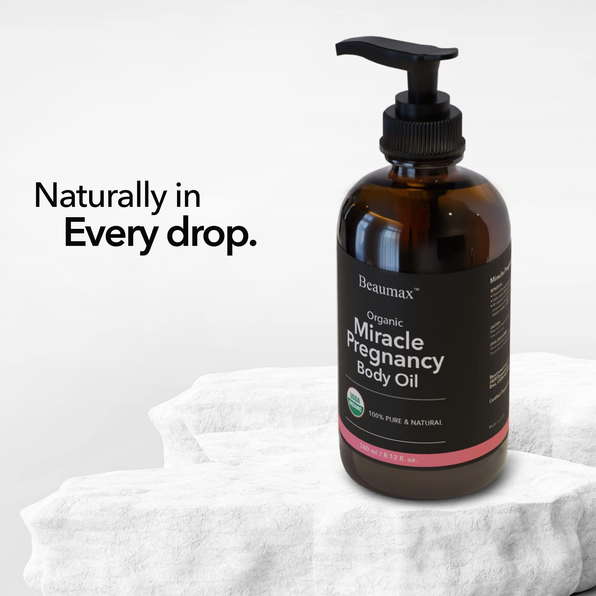 Beaumax Beaumax Miracle Pregnancy Body Oil - USDA Organic Body Oil 240ml/8.12 fl.oz