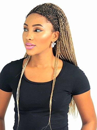 Wow Braids Cornrow Fulani Braid Wig - Color 27/white - 22 inches