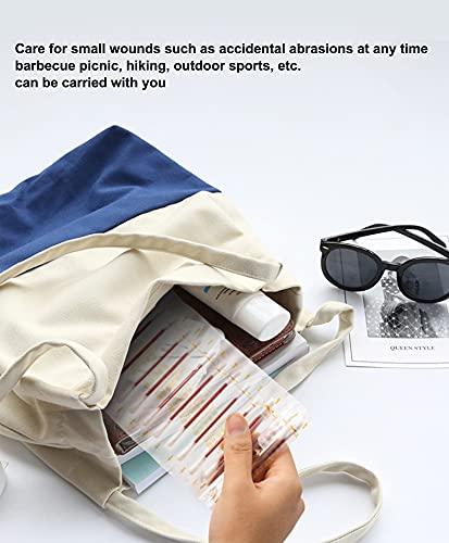 XRFENG 50 PCS Disposable Iodine Swab Portable Medical Swabs Outdoor Supplies Care Nasal