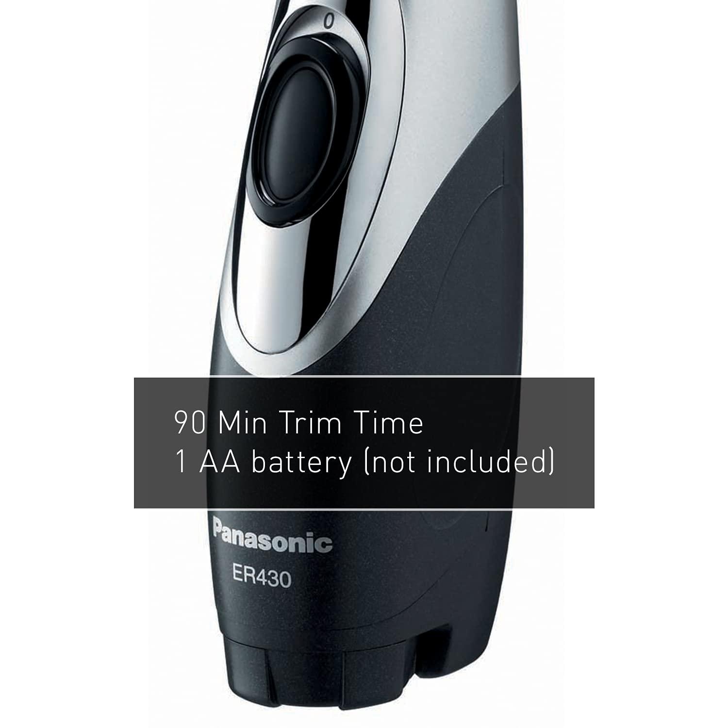 Panasonic Panasonic ER430K Nose, Ear and Facial Hair Trimmer Wet/Dry with Vacuum Cleaning System