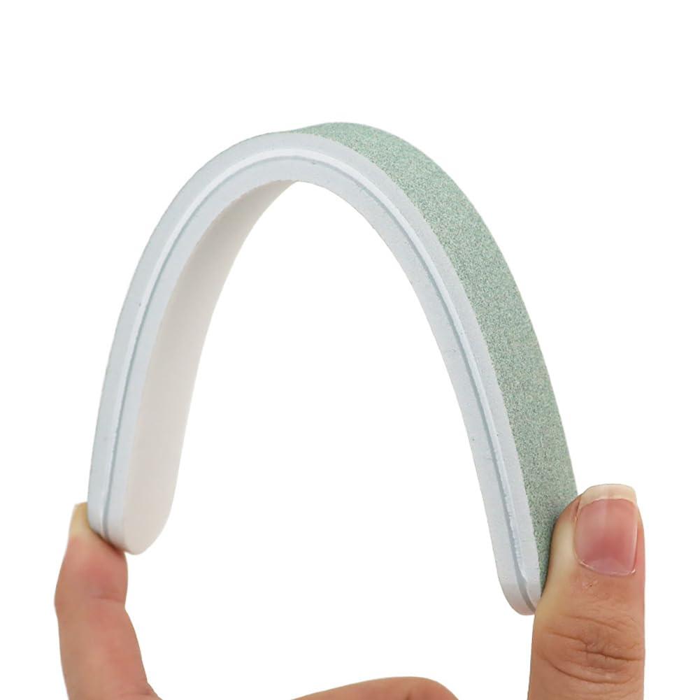 BFLCTTBD 10 Pcs Long Nail Files Professional Nail Cuticle Pusher Bulk Reusable Emery Boards Double Sided Nail Files for Natural Nails Acrylic Nails