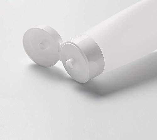 ericotry ericotry 6pcs 150ml/5oz Clear Plastic Cosmetic Soft Tubes Empty Squeeze Bottles with Flip Cap Refillable Makeup Containers Portable Cosmetics Travel Set for Girls Women