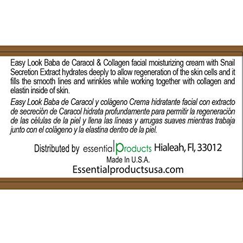 EASY LOOK Baba de Caracol Snail Cream With Collagen Regenerating & Firming Cream Crema Regenerante & Reafirmante