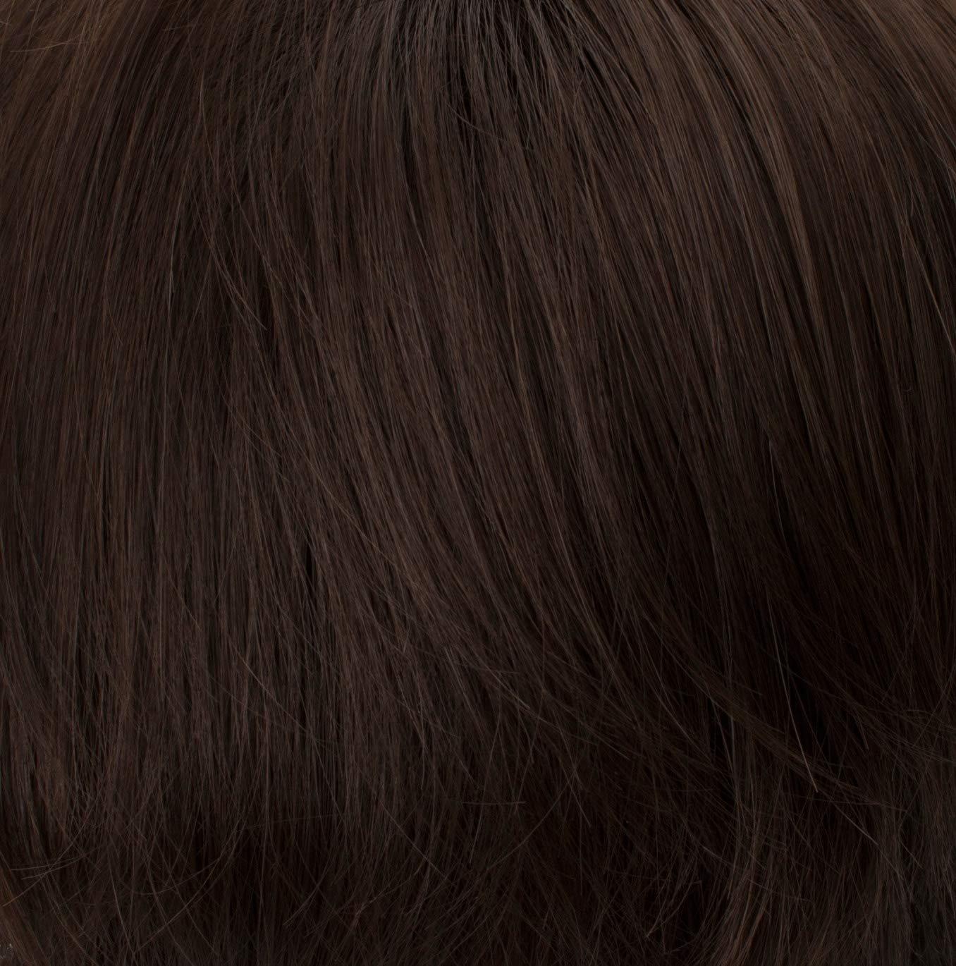 Generic Toupee For Men Hair Piece For Men Swiss Lace Front Mens Toupee Natural Hairline Remy Human Hair Replacement System (7x9\'\'-90% Light Density, 5# Medium Light Brown)