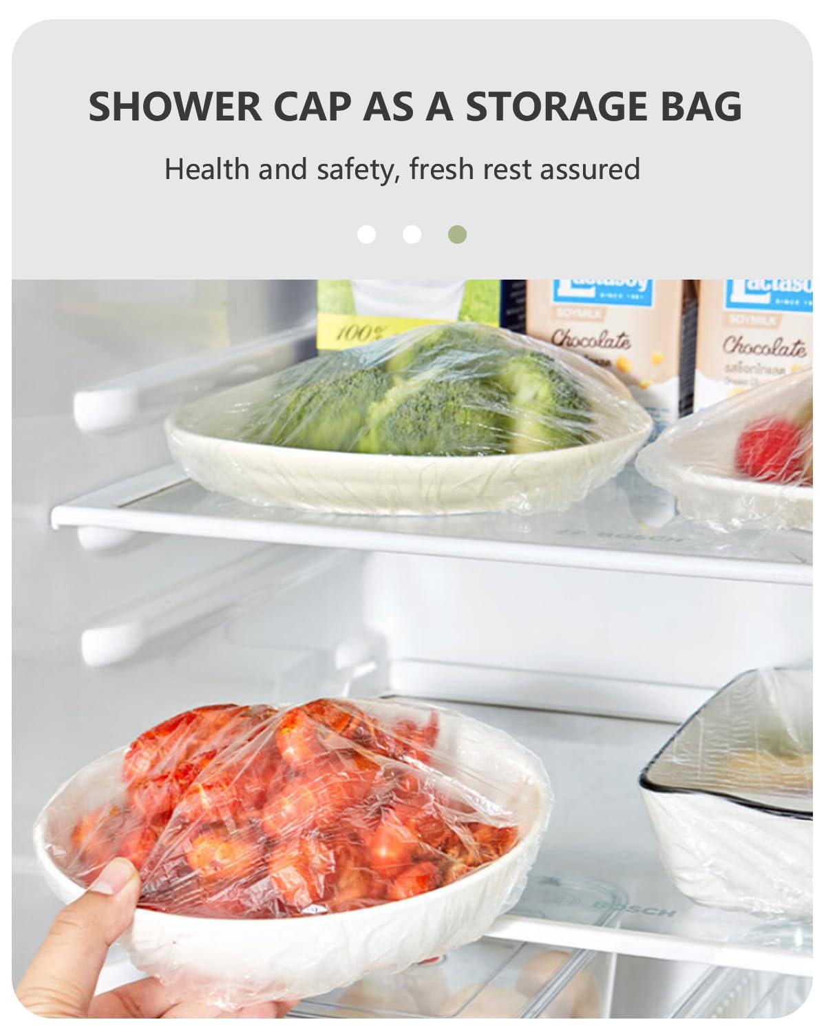 Years calm Years Calm 40PCS Disposable Shower Caps, Clear Shower Caps for Travel, large Plastic Hair Caps for Women, Home Use, Hotel (large Size 20.5\") (40PCS)