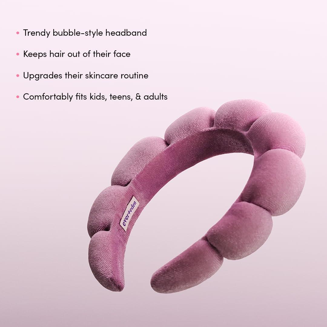 Evereden Evereden Kids Skincare Bundle: 1-2-3 Routine with Multi-Vitamin Face Wash, Cream, SPF 30 & Spa Headband Gentle, Nourishing Skincare & Fun Hair Management for Kids Perfect for Daily Care