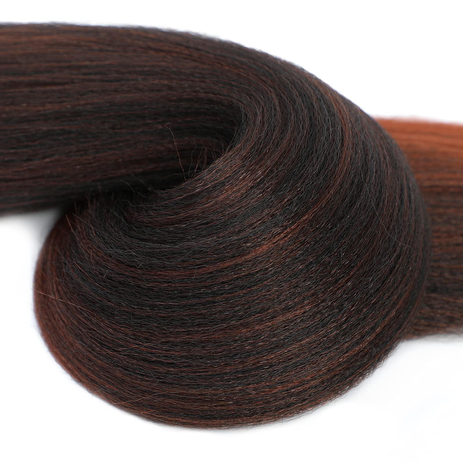 Alrence Alrence Pre Stretched Braiding Hair Long Braid 30 Inch 8 Packs Professional Braiding Hair Extensions Synthetic Crochet Twist Braids (30 Inch,T1B/350)