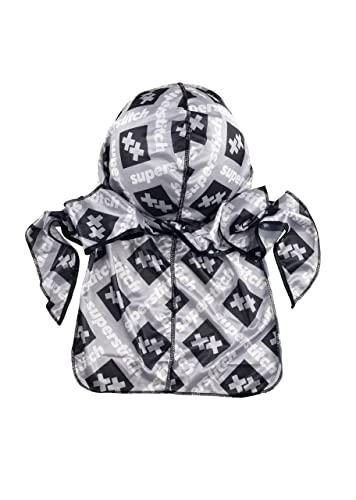 Superstitch Superstitch Supersilky Ultra Silky Durag x Wavebuilder | 30+ Styles Premium Designer Durags for Men | 360 Waves | Black, White and Gray (Gray Boxx)