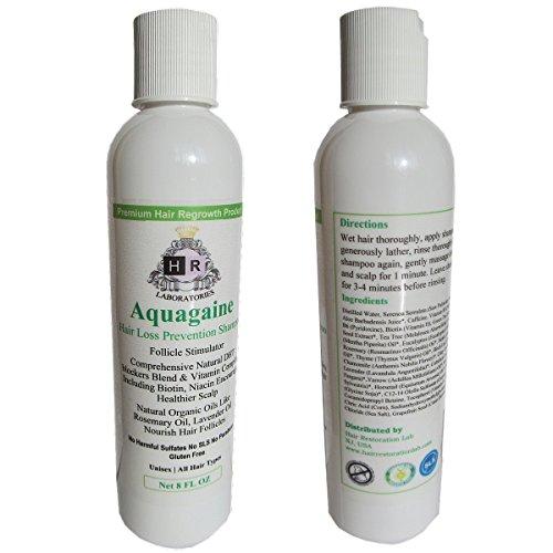 Aquagaine Aquagaine Premium Hair Loss Prevention/Restoration Shampoo with Organic Rosemary & Lavender Oil, Natural DHT Blockers and Biotin for Hair Growth – Sulfate Free, For Men & Women, 8 OZ