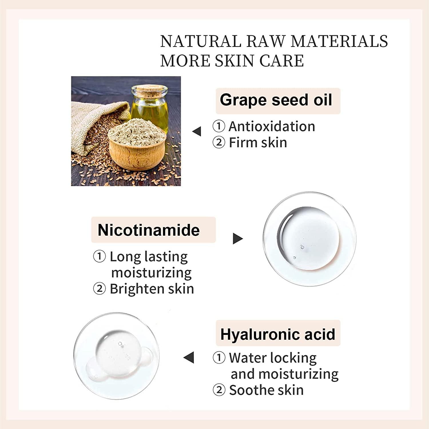 TWWKDD TWWKDD 2 PCS CC Cream Skin Tone Adjusting CC Cream SPF 50, Cosmetics CC Cream, Colour Correcting Adjusting Soft Moisturizing Skin Tone Invisible Pore (Natural Color)