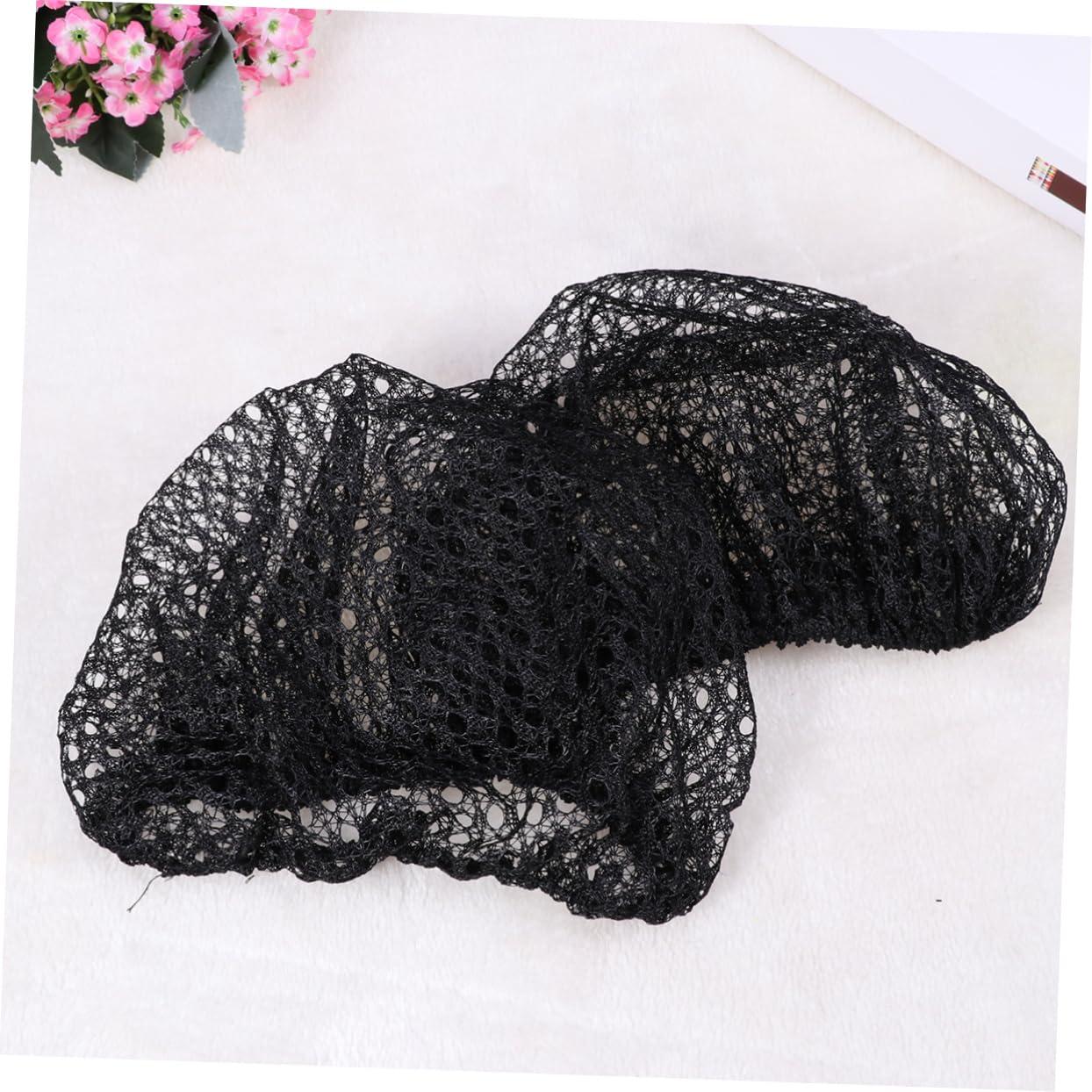 Beavorty Beavorty Black Hair Net 12 Pcs Disposable Hair Net Covers Sleep Hair Bun Net Holder Disposable for Women Hair Nets Food Service Hair Net for Long Hair Wig Hair Set Work