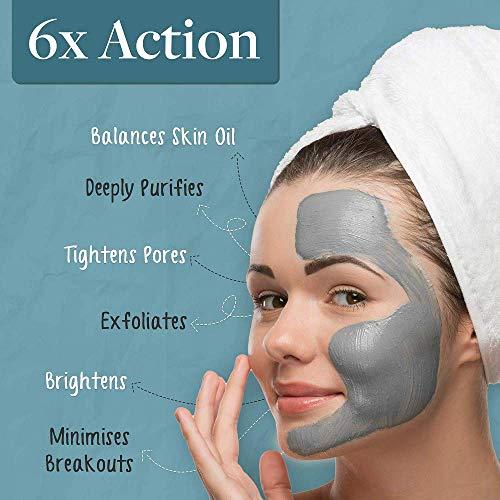 The Moms Co. The Moms Co. Natural Clay Deep Purifying Face Kit with Clay Face Pack (100 ml) and Clay Face Wash (100 ml) with Moroccan Lava Clay & Kaolin || Activated Charcoal || Brightens Normal to Oily Skin