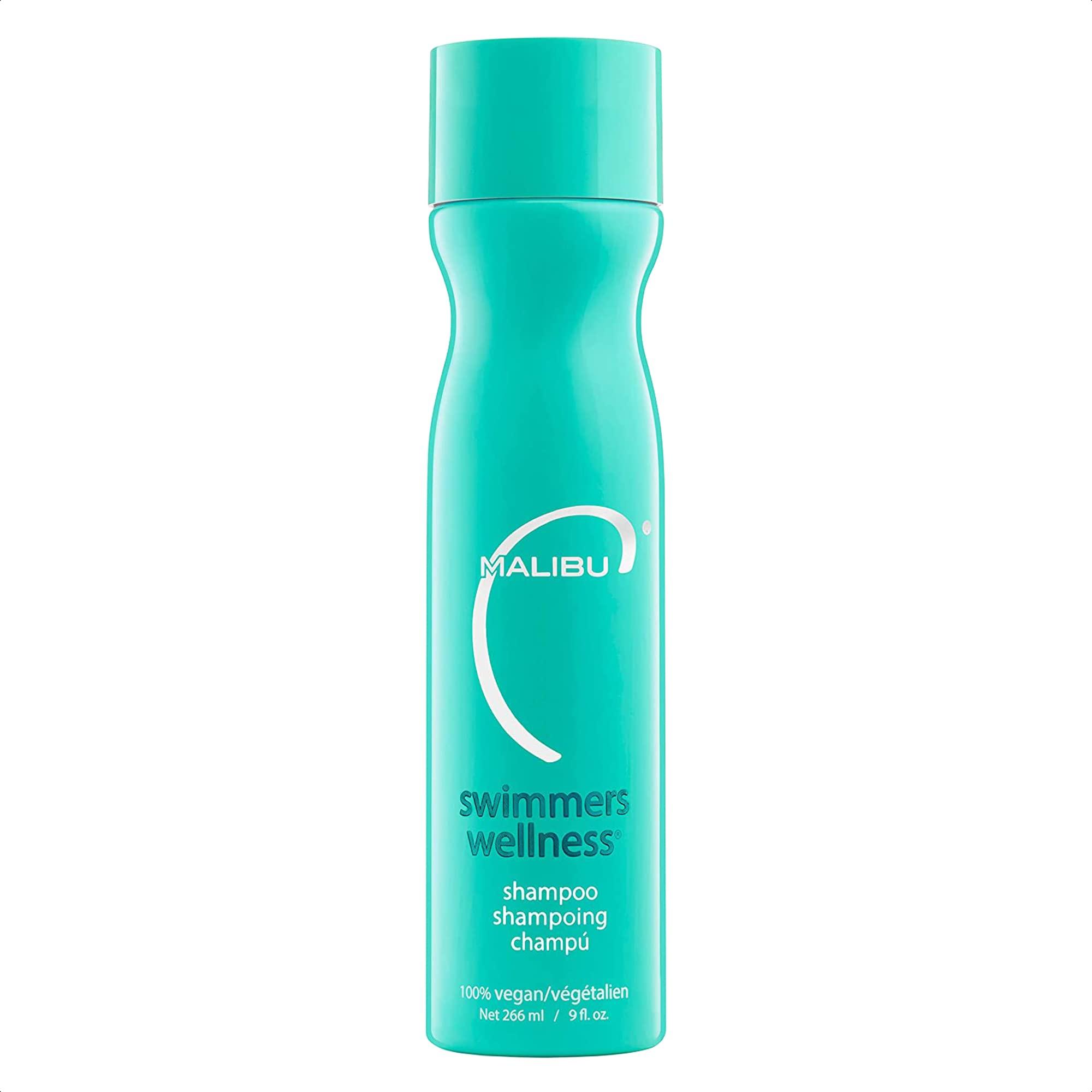 Malibu C Malibu C Swimmers Wellness Shampoo - Chlorine Shampoo for Swimmers to Combat Dry, Brittle Hair - Restores Texture Affected by Pool Elements - Sulfate Free Hair Care (9 oz)