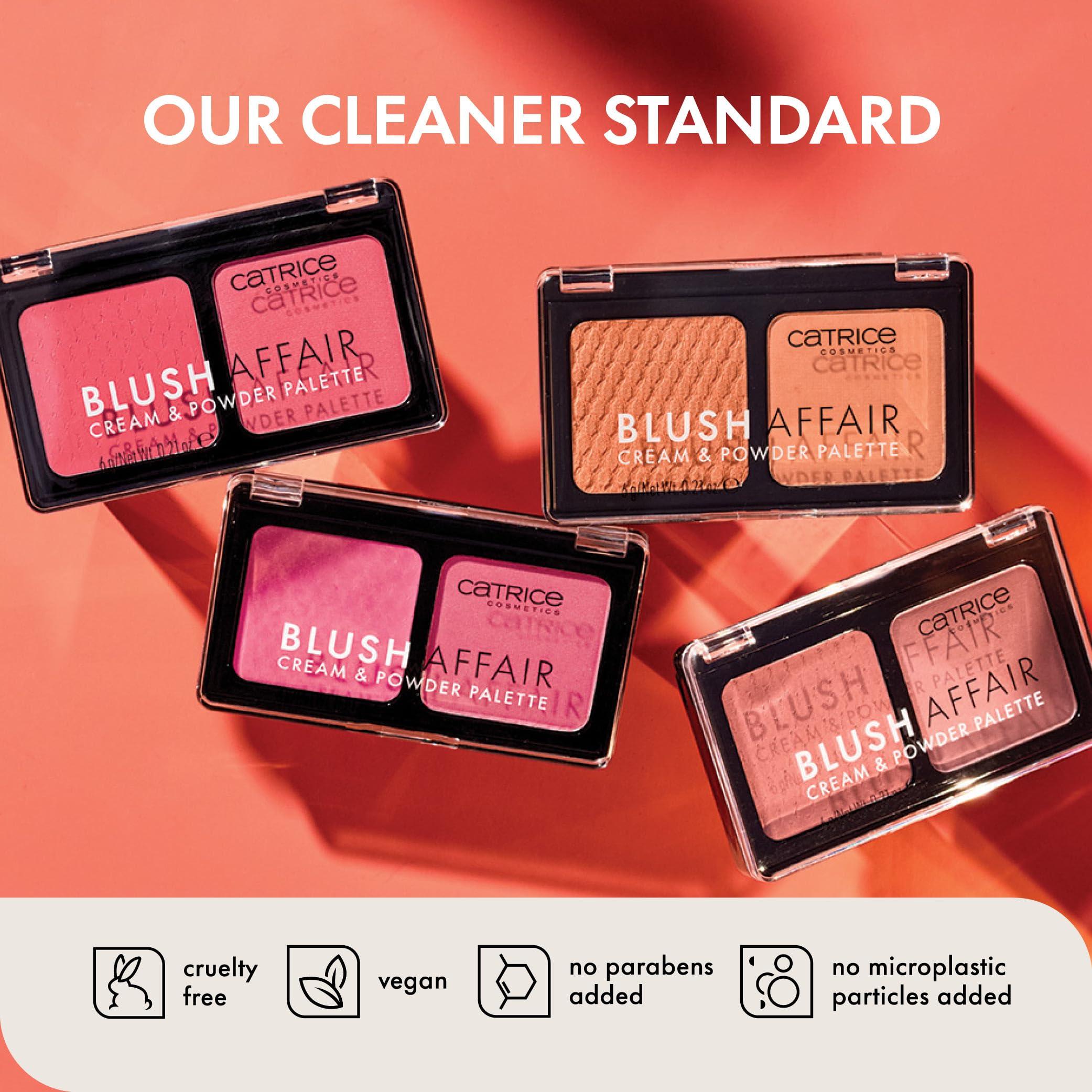 Catrice Catrice | Blush Affair Cream & Powder Palette | Highly Pigmented Radiant Cream & Soft Matte Powder | Vegan & Cruelty Free (040 Peach Passion)