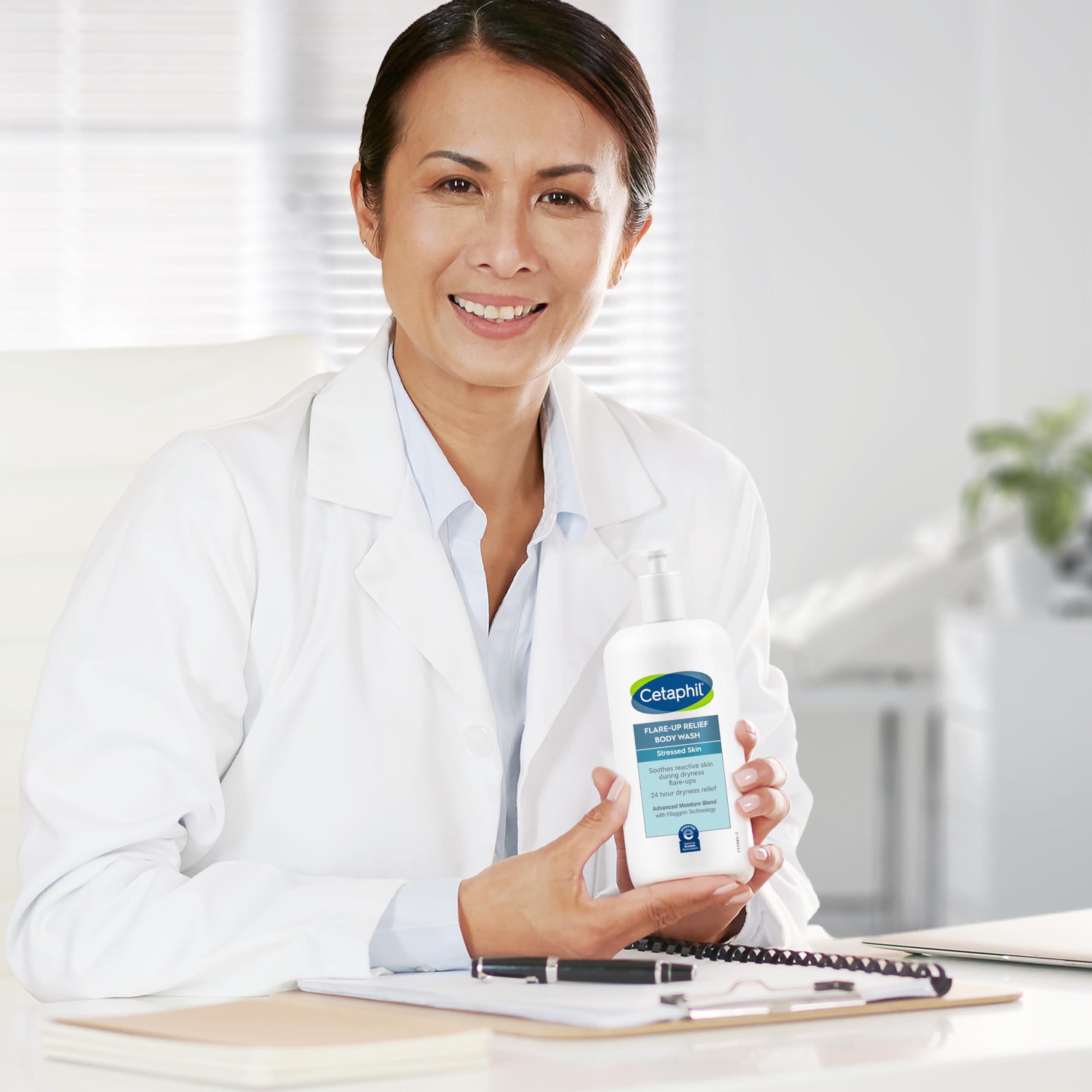 Cetaphil Cetaphil Flare-Up Relief Body Wash with Colloidal Oatmeal to Help Soothe and Condition Ultra-Dry, Stressed, Sensitive Skin, 20 oz