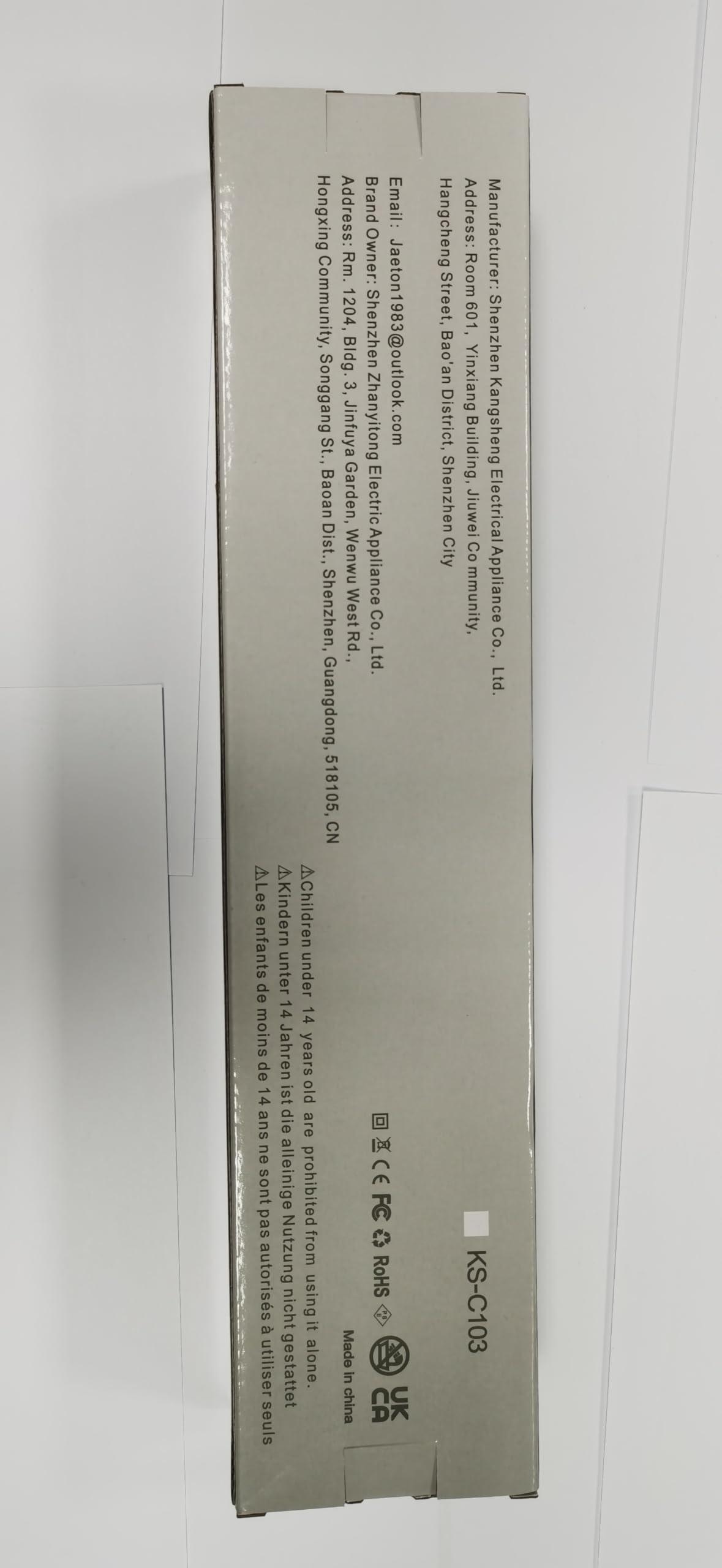 JAETON JAETON 3/10 Inch Pencil Flat Iron, Small Flat Irons for Short Hair, Beard and Pixie Cut, Mini Hair Straightener Small Ceramic with Adjustable Temperature, Include Glove