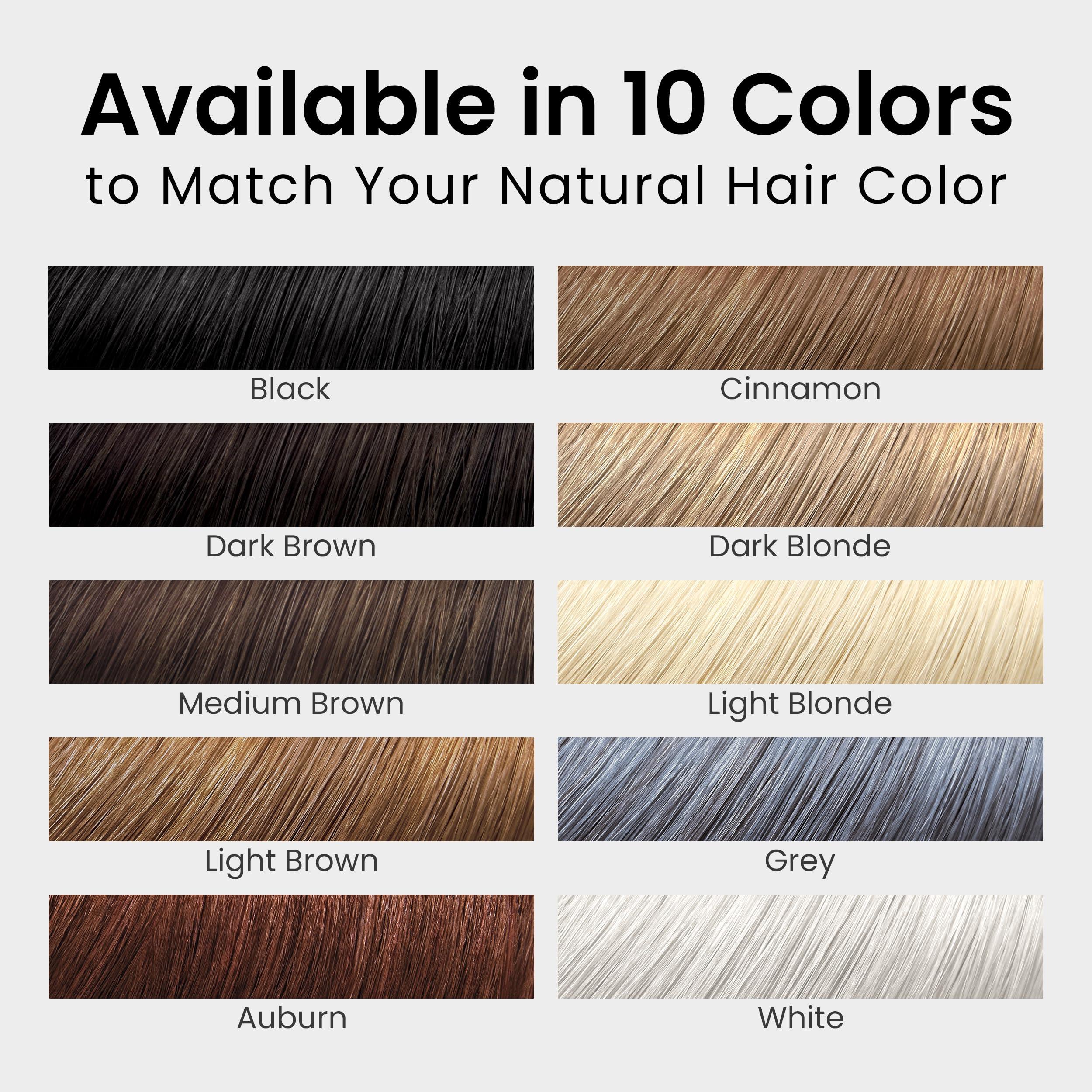 Eclipse Instant Hair Filler ECLIPSE Hair Fibers Grey for Thinning Hair for Women & Men to Conceal Hair Loss in 15 Seconds - 100% Undetectable Hair Building Fibers, 15g