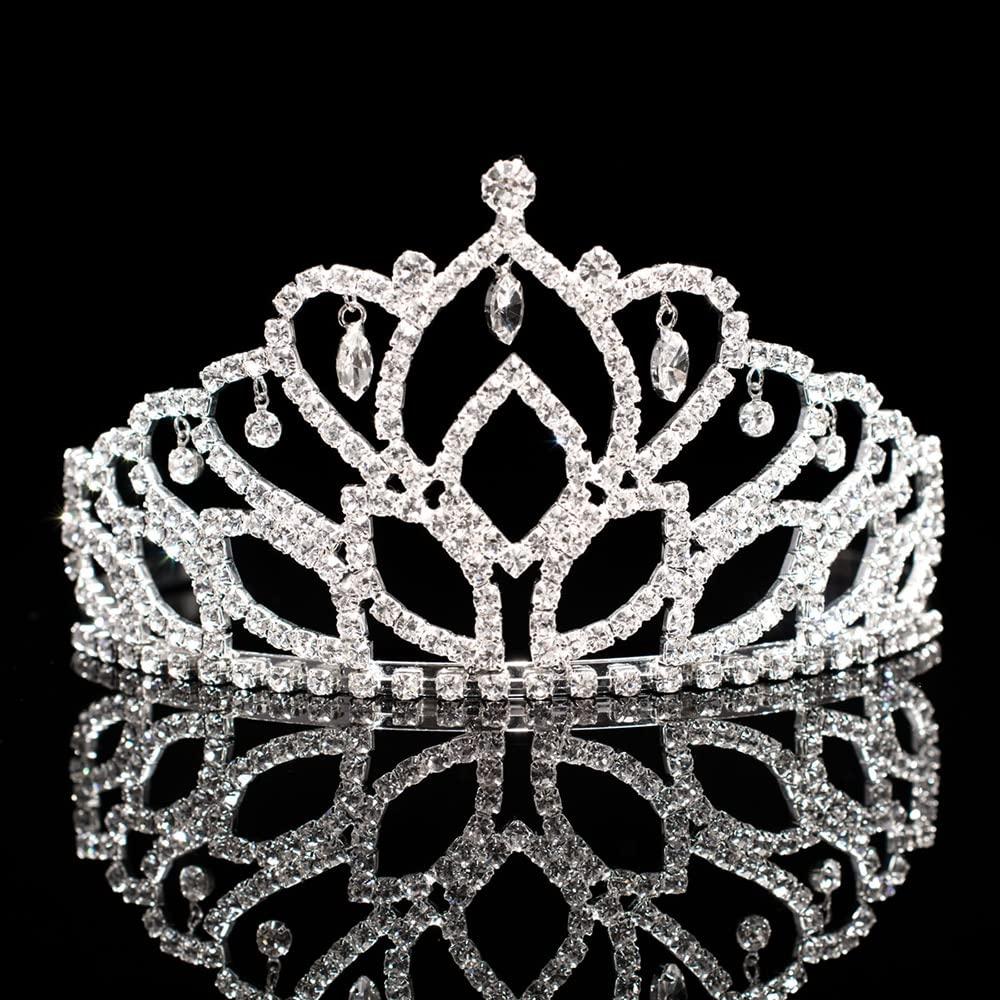 Anderson's Anderson's Mirabella Tiara & Box Set - Prom, Homecoming & Pageant Tiaras for Queen or Princess - Wedding, School Dance, Costume & Party Events