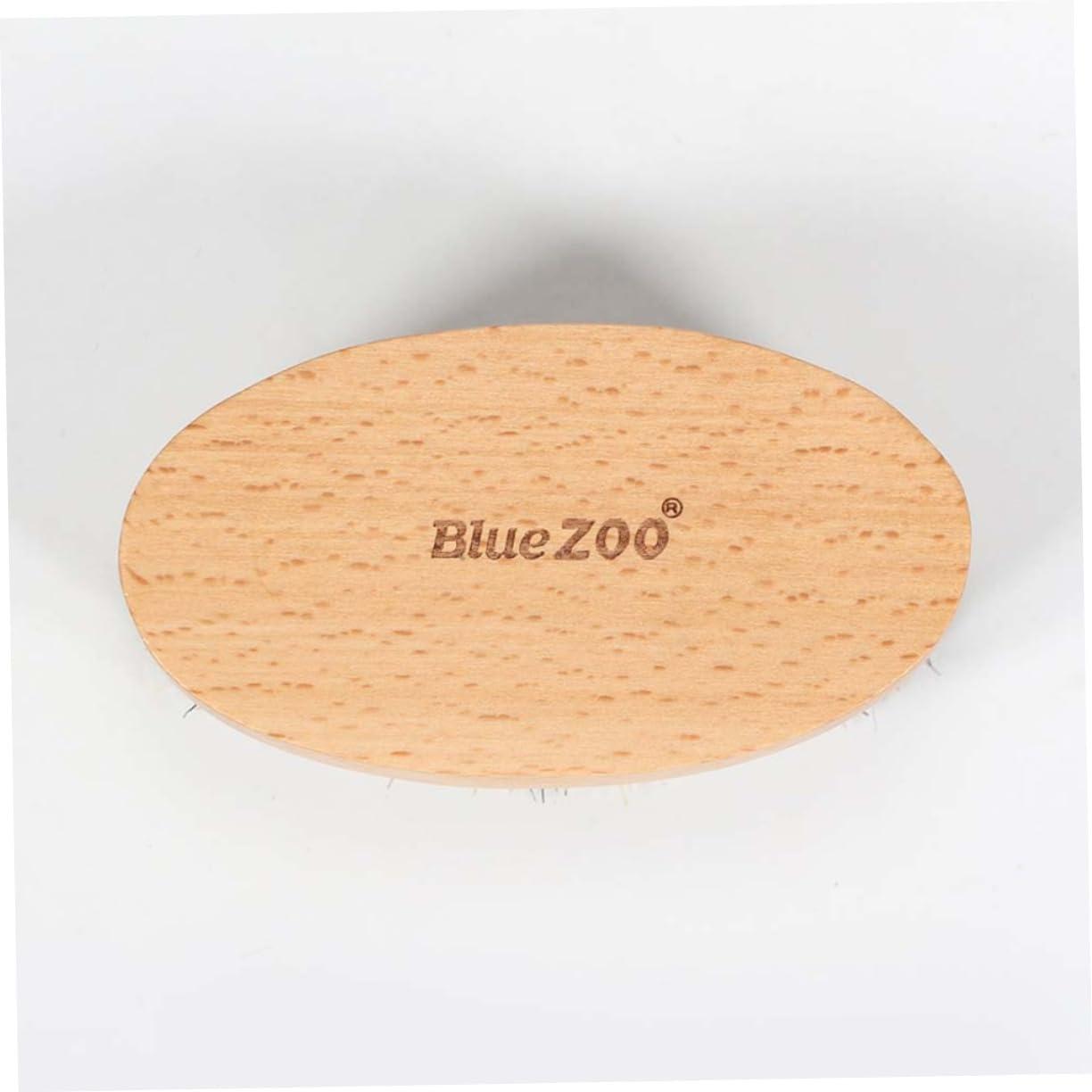 Hemoton Hemoton Bristle Brush Facial Cleansing Brush Shaving Brush Beard Brush Men Face Clean Brush Mustache Bush Wooden