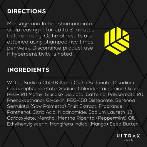 Ultrax Labs Ultrax Labs Hair Growth Shampoo for Thinning Hair and Hair Loss Shampoo for Women and Men, Hair Surge 8oz. | 2 Pack