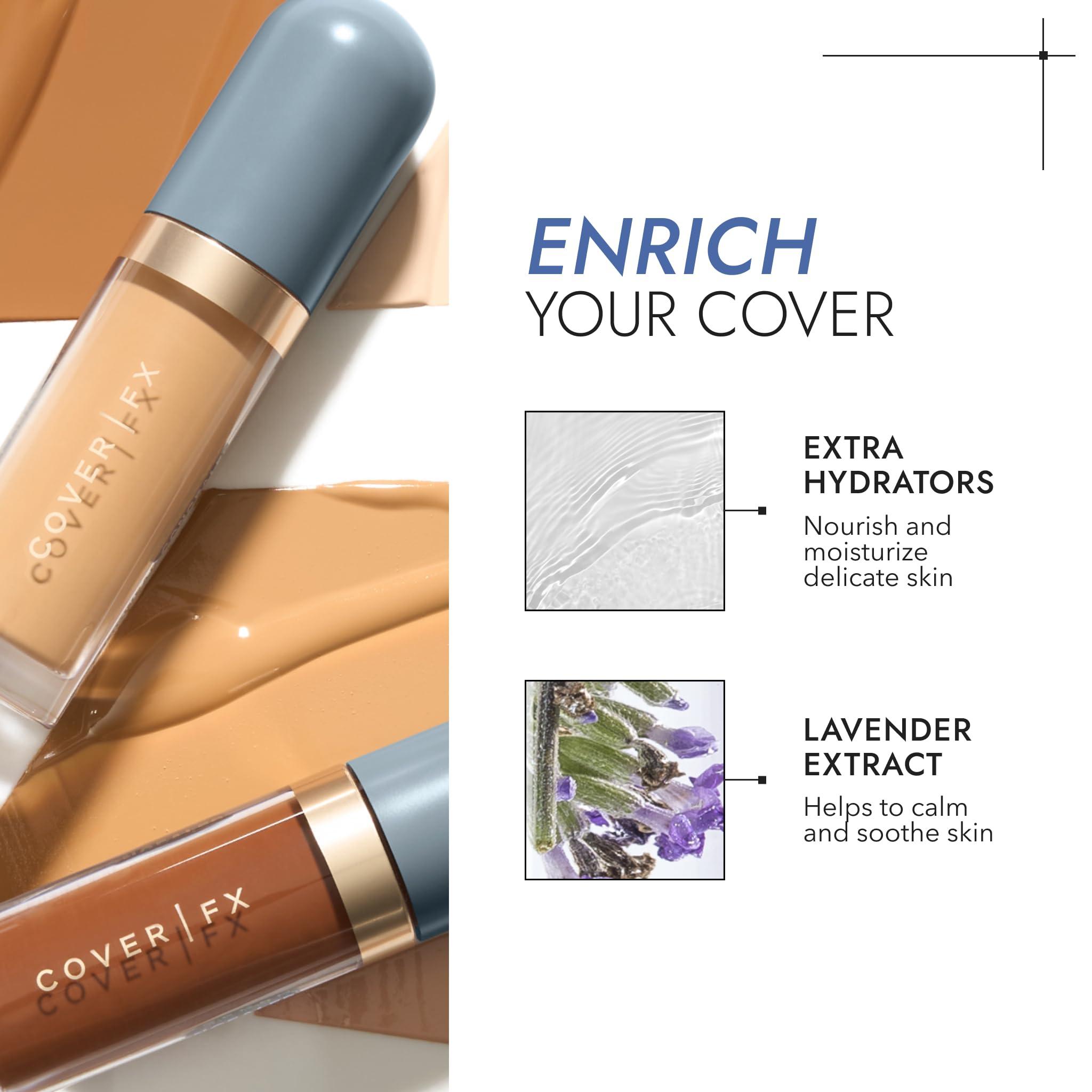 Cover FX COVER FX Skin Discovered Longwear Full Coverage Concealer | Buildable Crease-Resistant High Coverage Formula Conceals, Corrects, and Brightens | L1- Fair to light with Neutral Warm Undertones