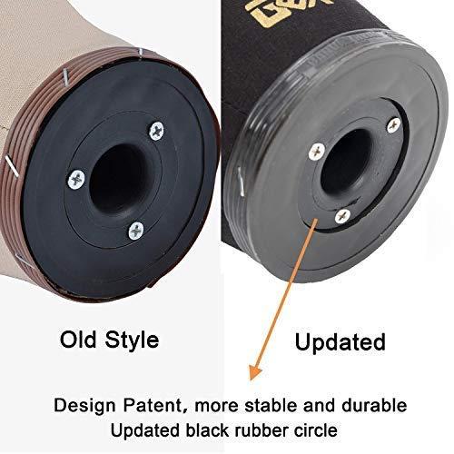 GEXWORLDWIDE GEX 20"-24" Canvas Cork Wig Block Mannequin Head for Wig Making Drying Styling Display with Table C Clamp Stand Holder (Black 22.5")