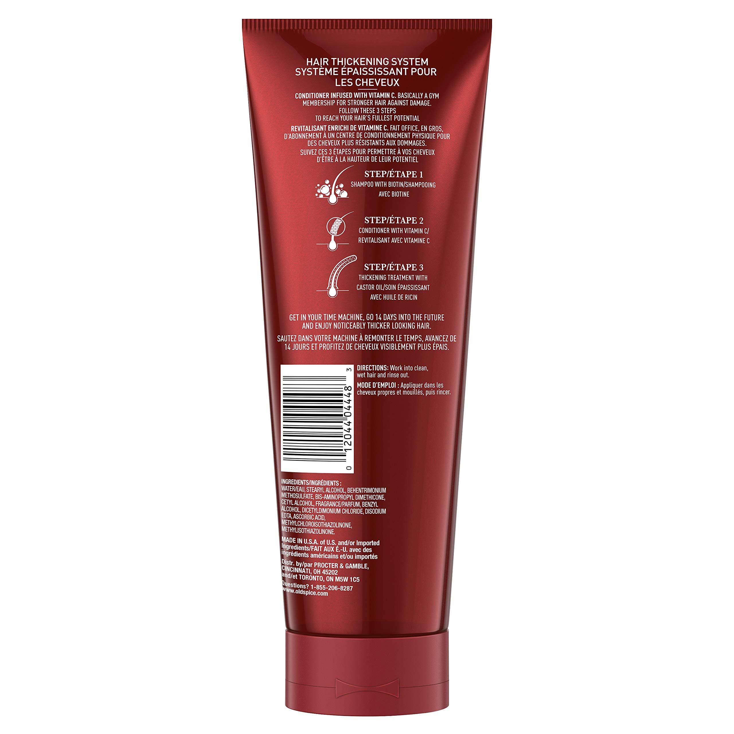 Old Spice Old Spice Hair Thickening Conditioner for Men, Infused with Vitamin C, Step 2, 10.9 Fl Oz